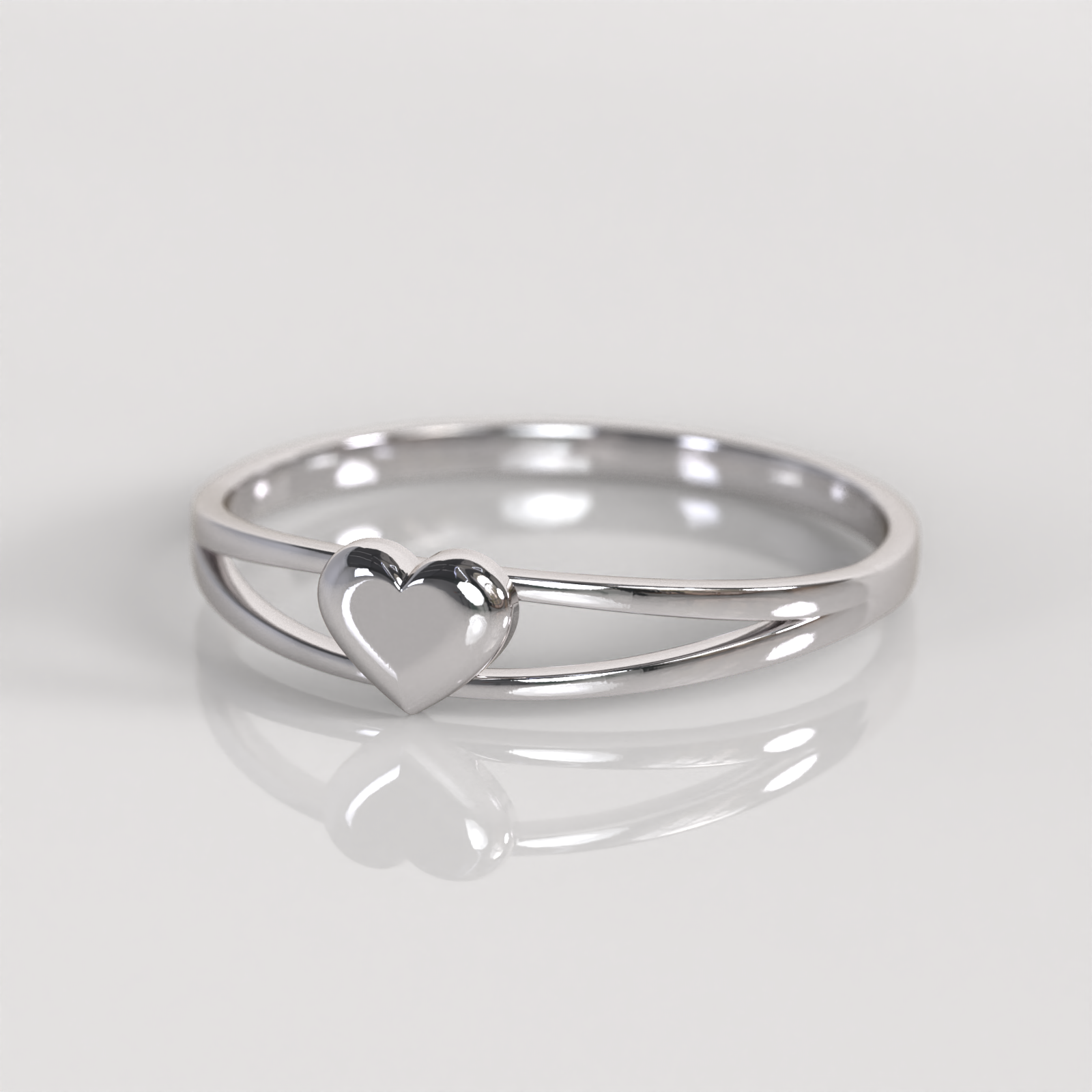Anillo Liz - Oro Blanco 18K