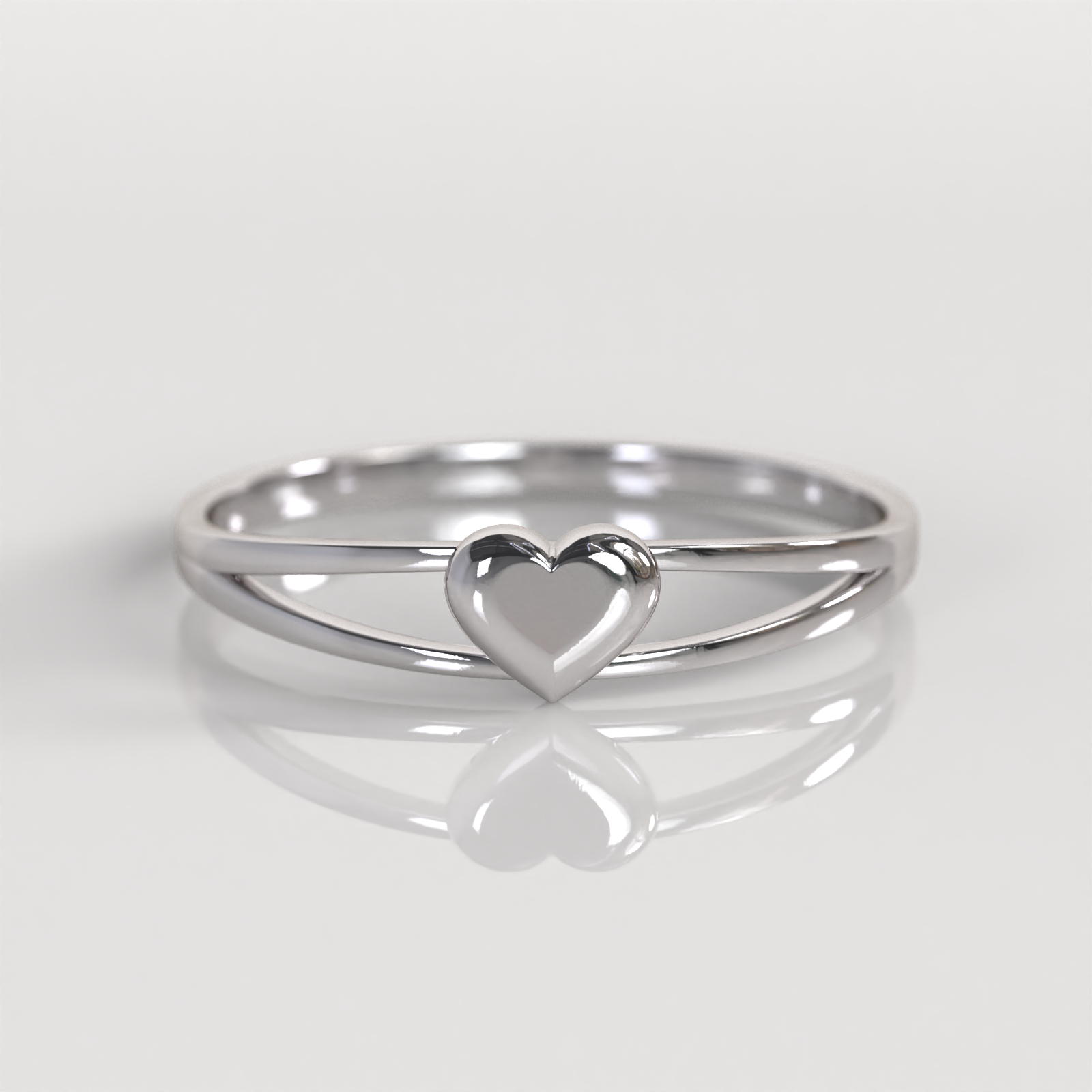 Anillo Liz - Oro Blanco 18K