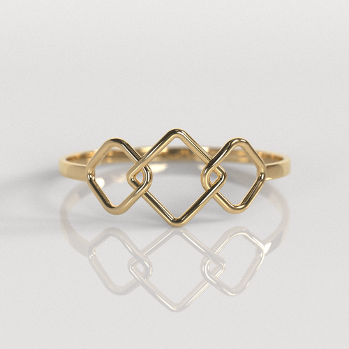 Anillo Bruma - Oro Amarillo 18K