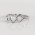 Anillo Bruma - Oro Blanco 18K
