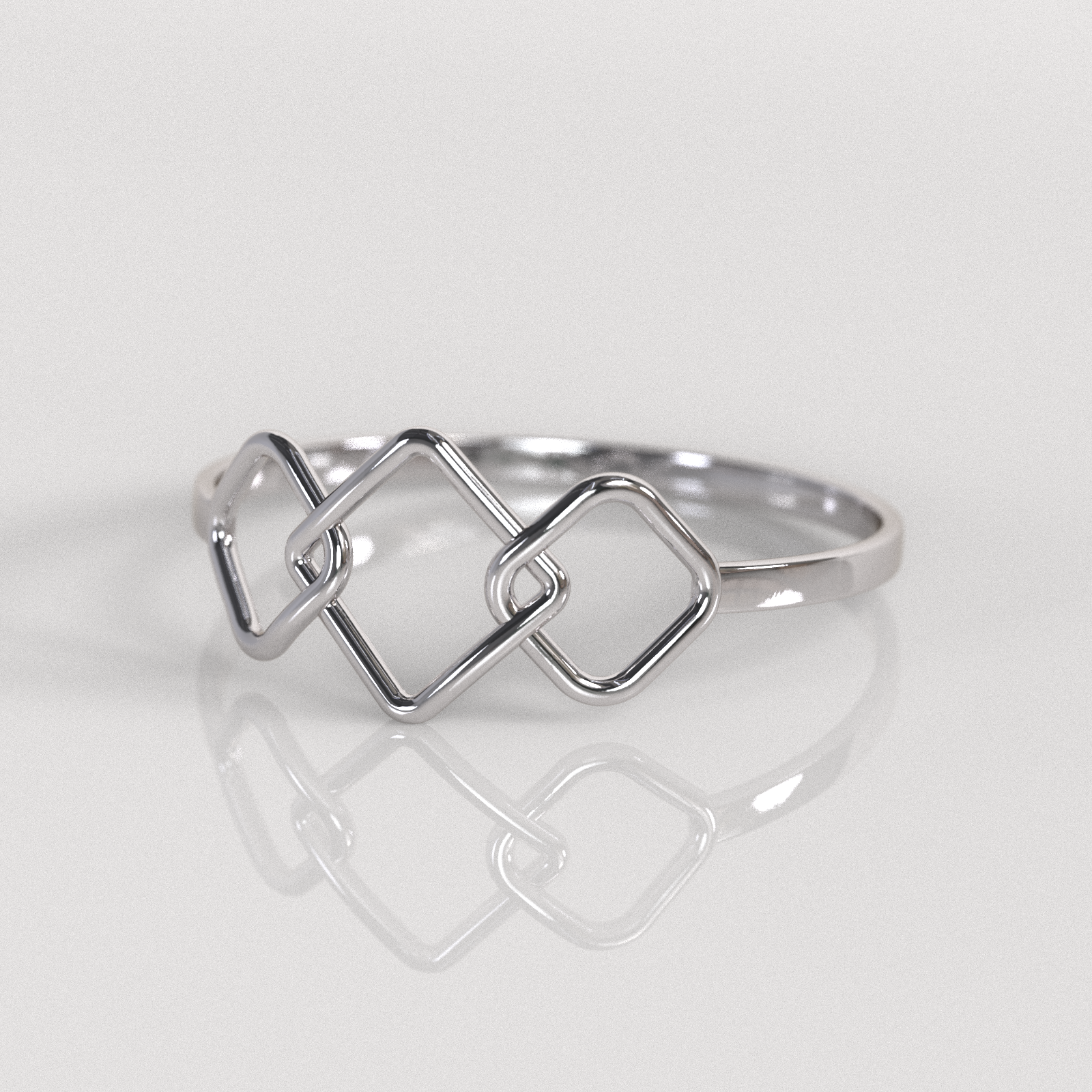 Anillo Bruma - Oro Blanco 18K