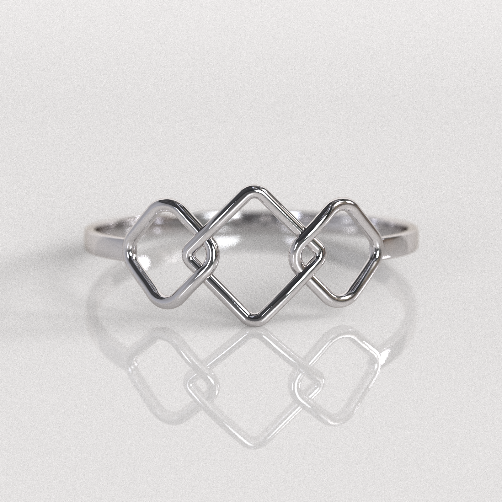 Anillo Bruma - Oro Blanco 18K