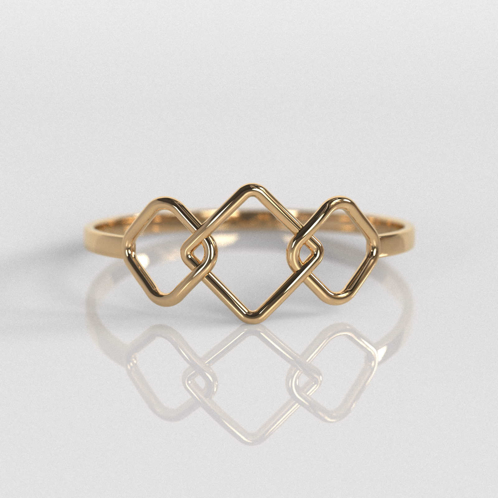 Anillo Bruma - Oro Rosado 18K