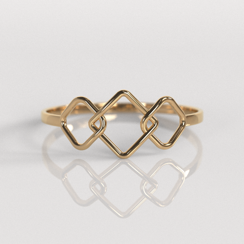 Anillo Bruma - Oro Rosado 18K