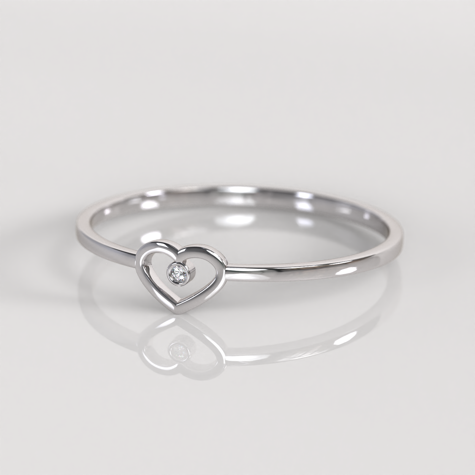 Anillo Ivy - Oro Blanco 18K