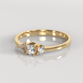 Anillo de Compromiso Kayle - Oro Amarillo 18K