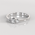 Anillo de Compromiso Kayle - Plata
