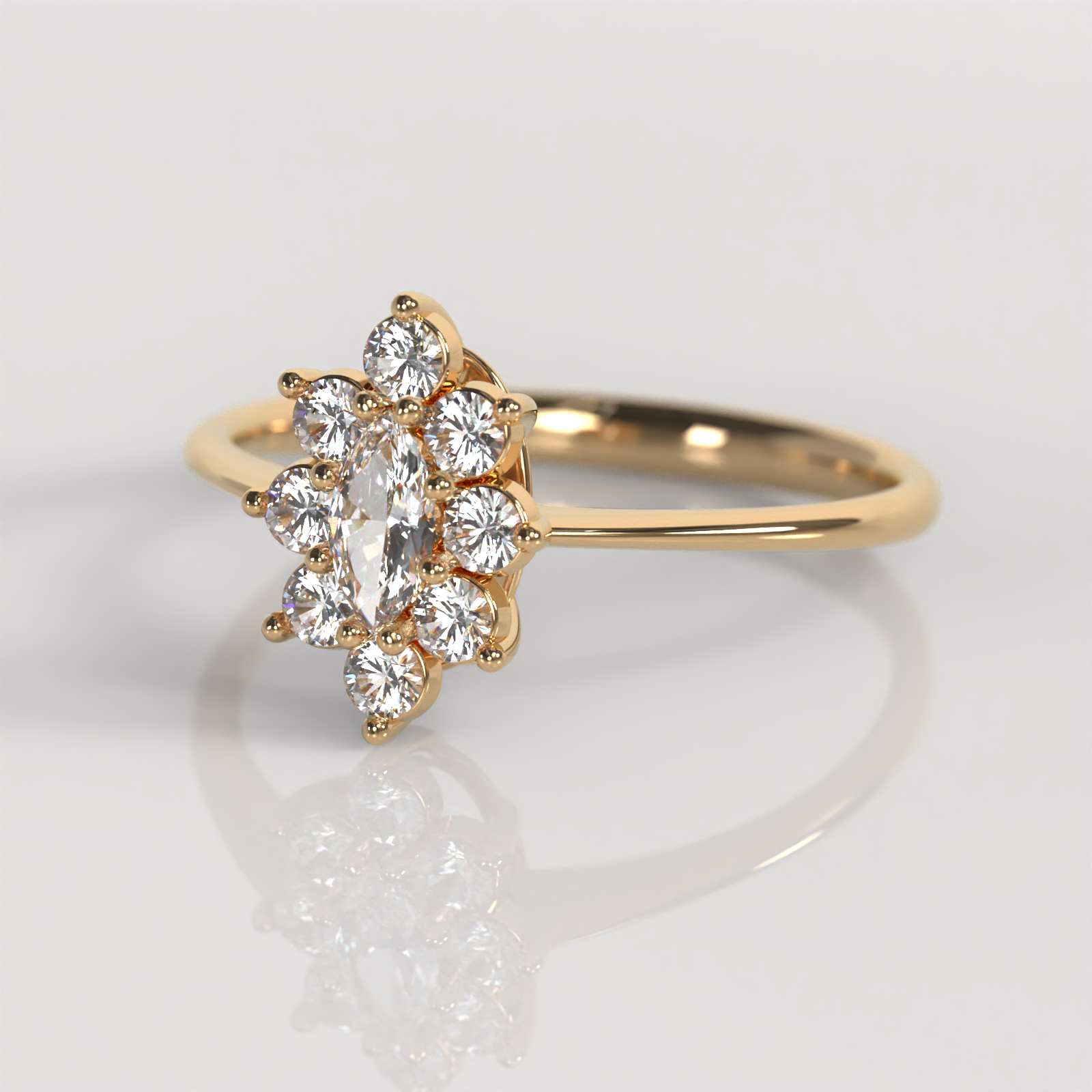 Anillo Lady - Oro Rosado 18K