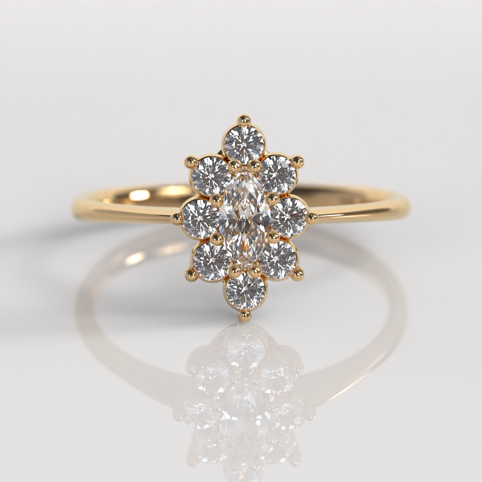 Anillo Lady - Oro Rosado 18K