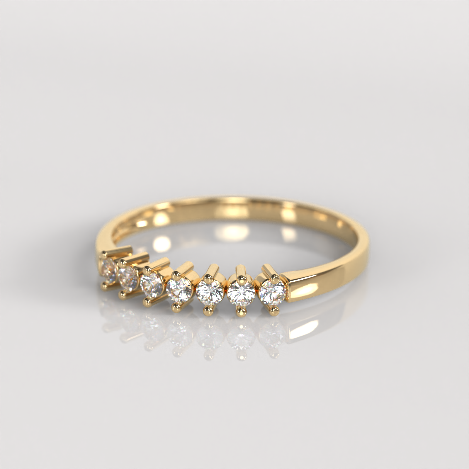 Anillo de Compromiso Melissa - Oro Amarillo 18K