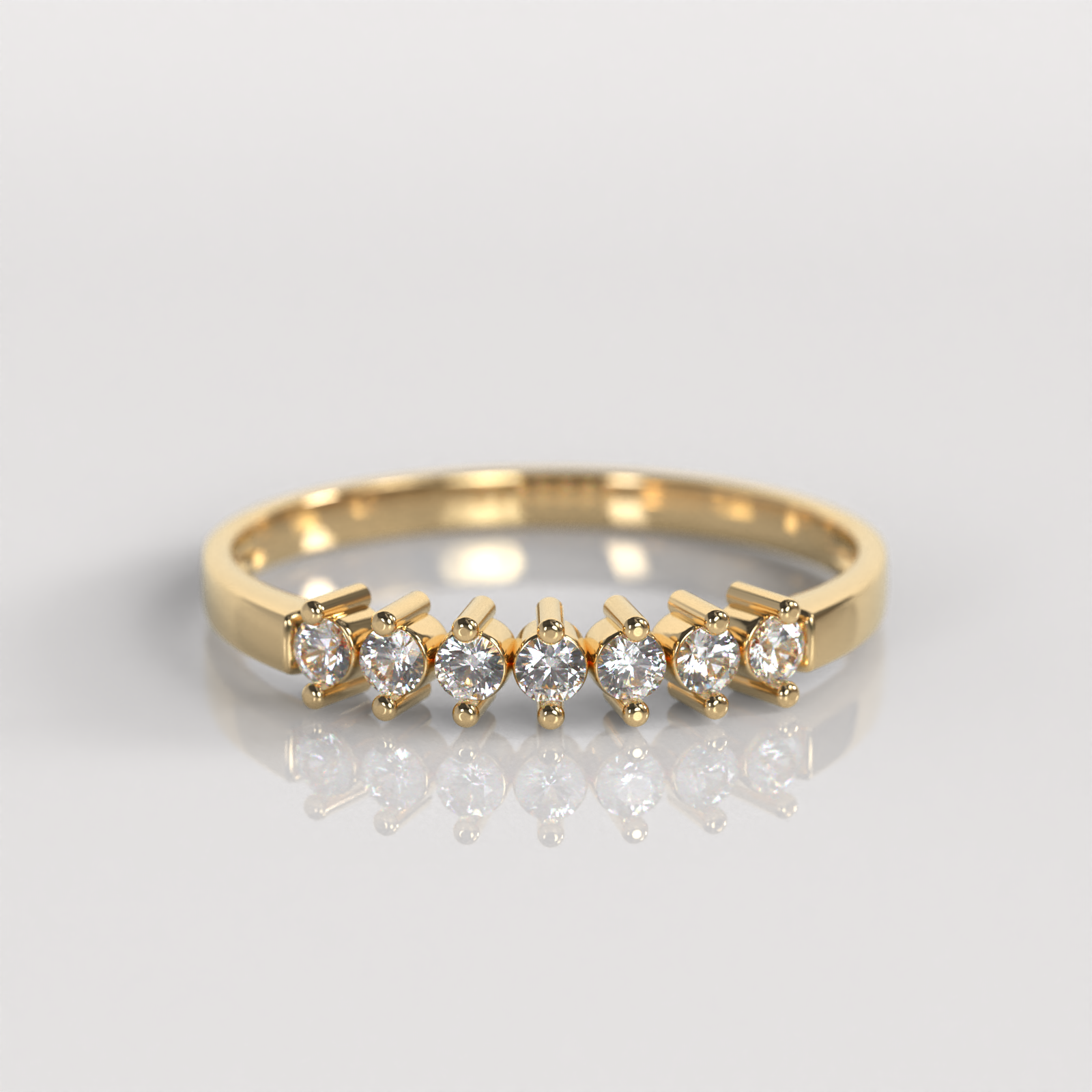 Anillo de Compromiso Melissa - Oro Amarillo 18K