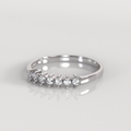 Anillo de Compromiso Melissa - Oro Blanco 18K