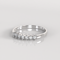 Anillo de Compromiso Melissa - Plata