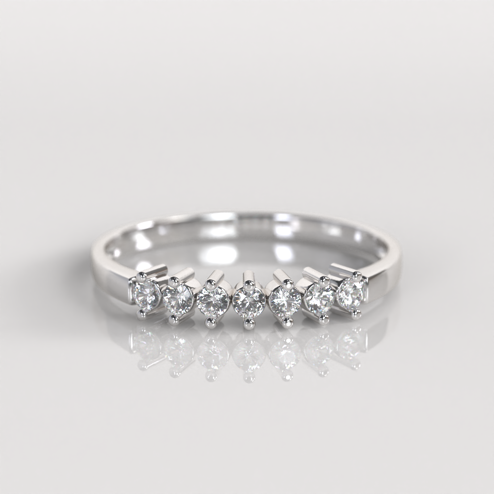 Anillo de Compromiso Melissa - Plata