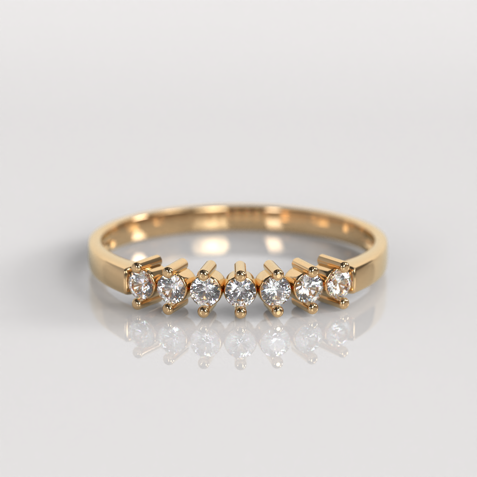 Anillo de Compromiso Melissa - Oro Rosado 18K