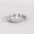 Anillo de Compromiso Emily - Oro Blanco 18K
