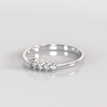 Anillo de Compromiso Emily - Plata