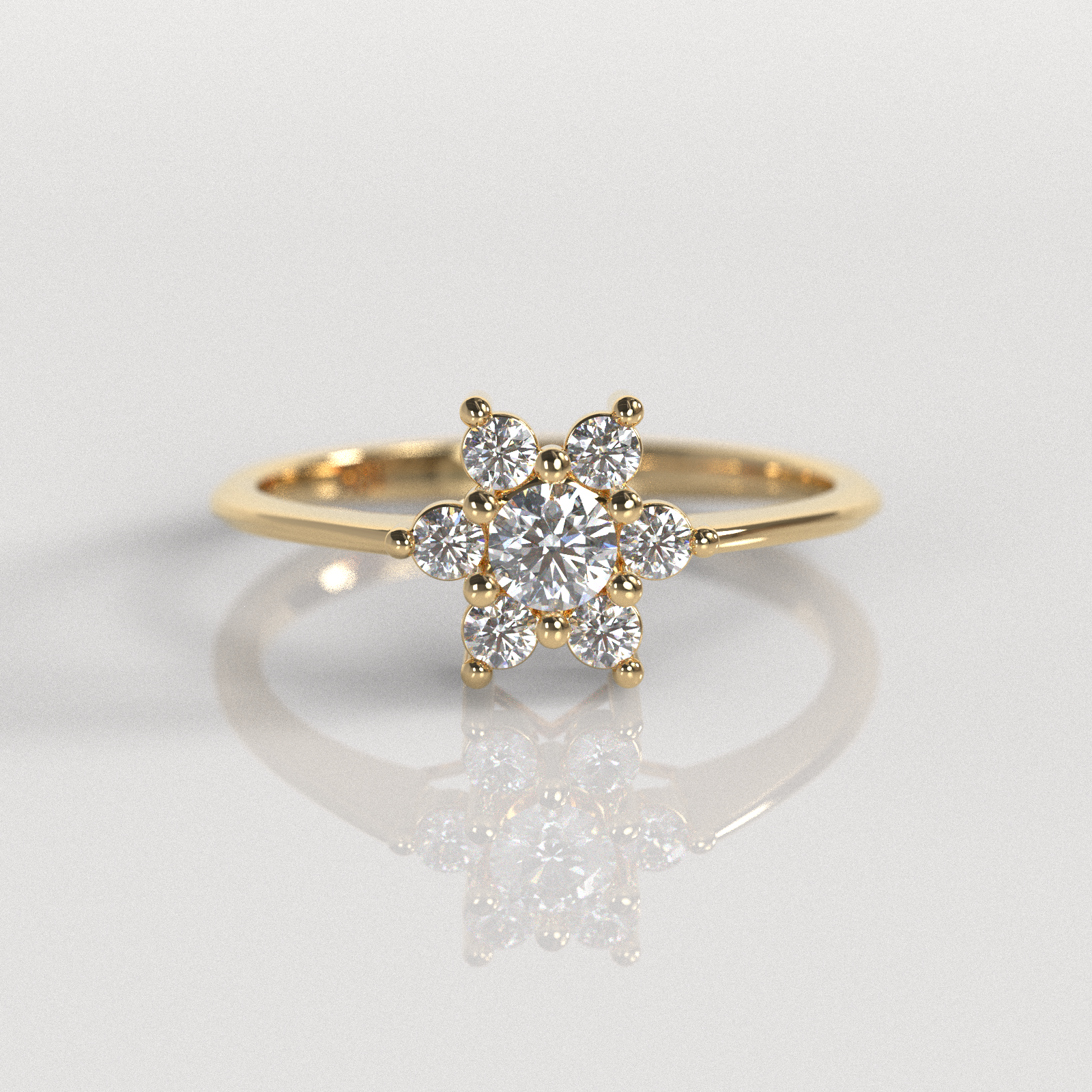 Anillo Rosetta - Oro Amarillo 18K