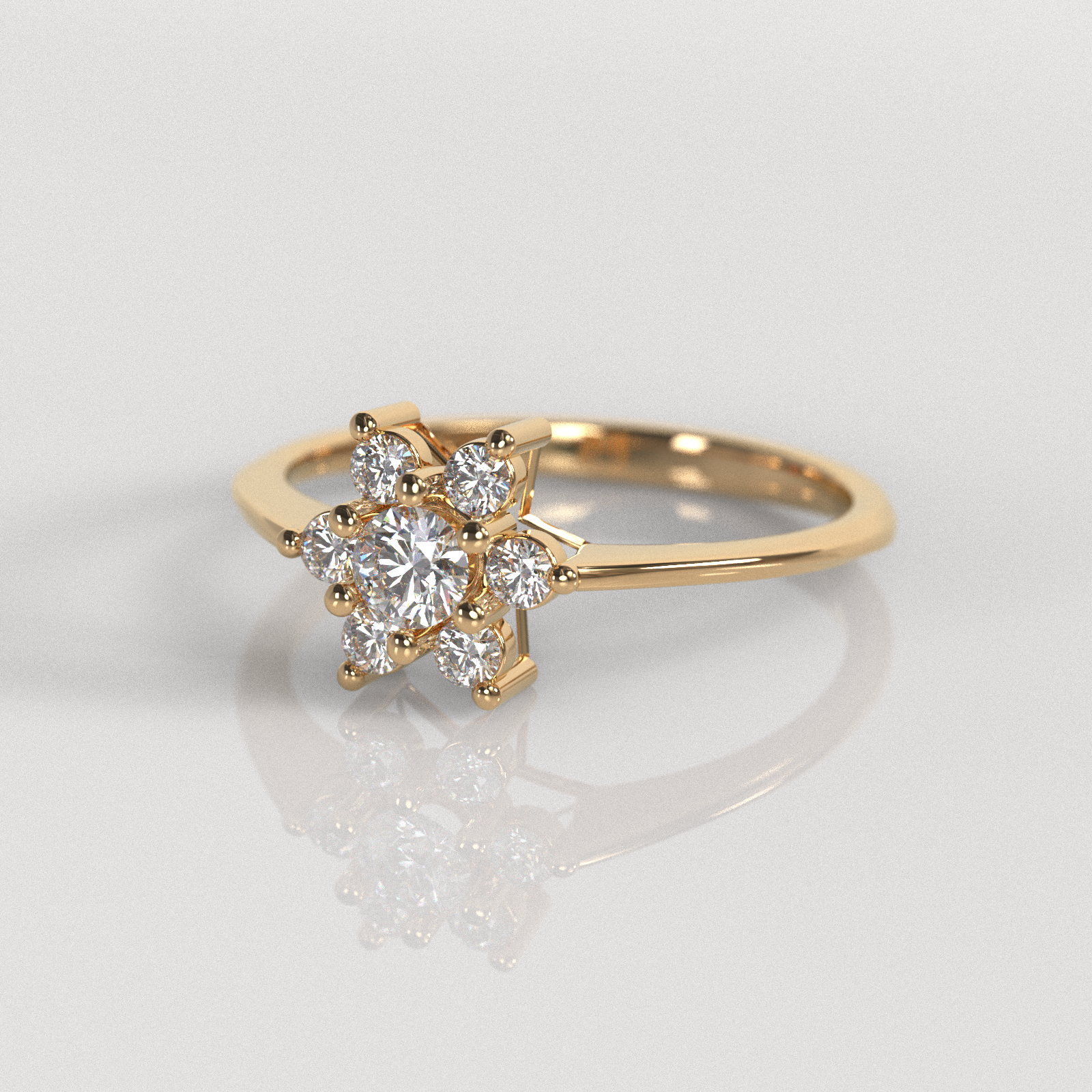 Anillo Rosetta - Oro Rosado 18K