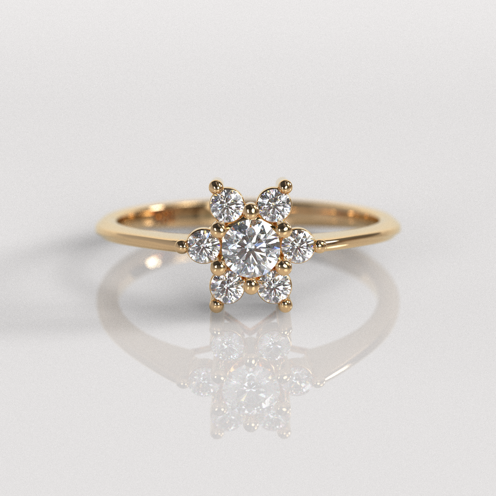 Anillo Rosetta - Oro Rosado 18K