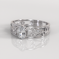 Anillo Farah - Oro Blanco 18K