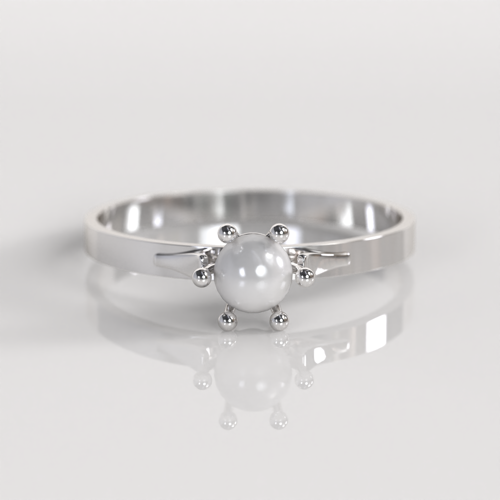 Anillo Pistilo - Plata