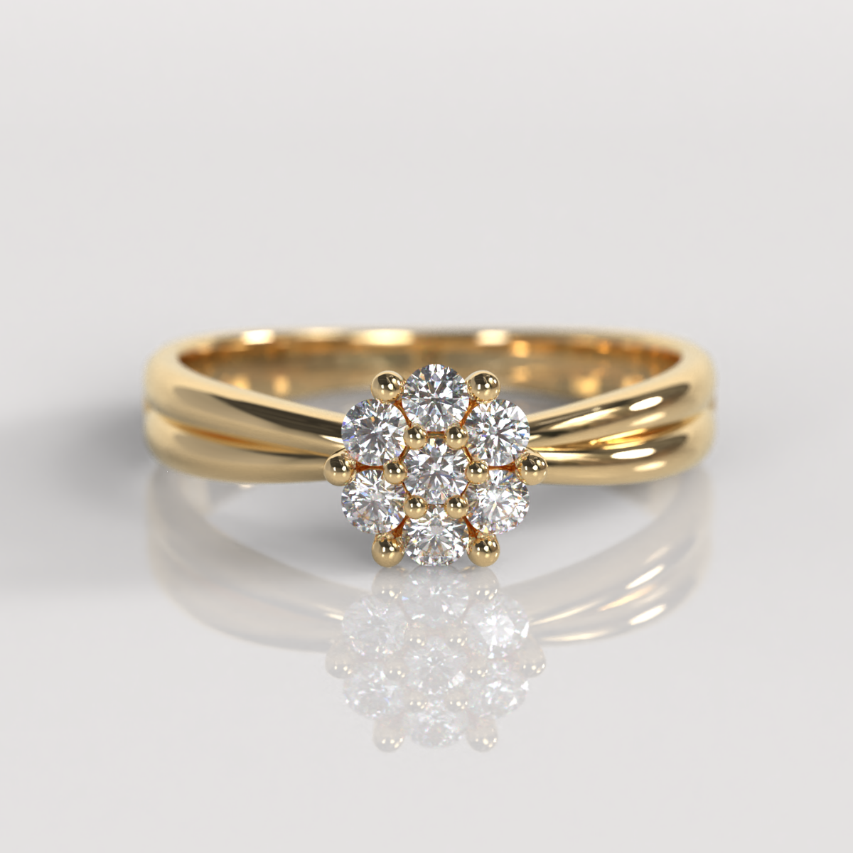 Anillo de Compromiso Blumé - Oro Amarillo 18K