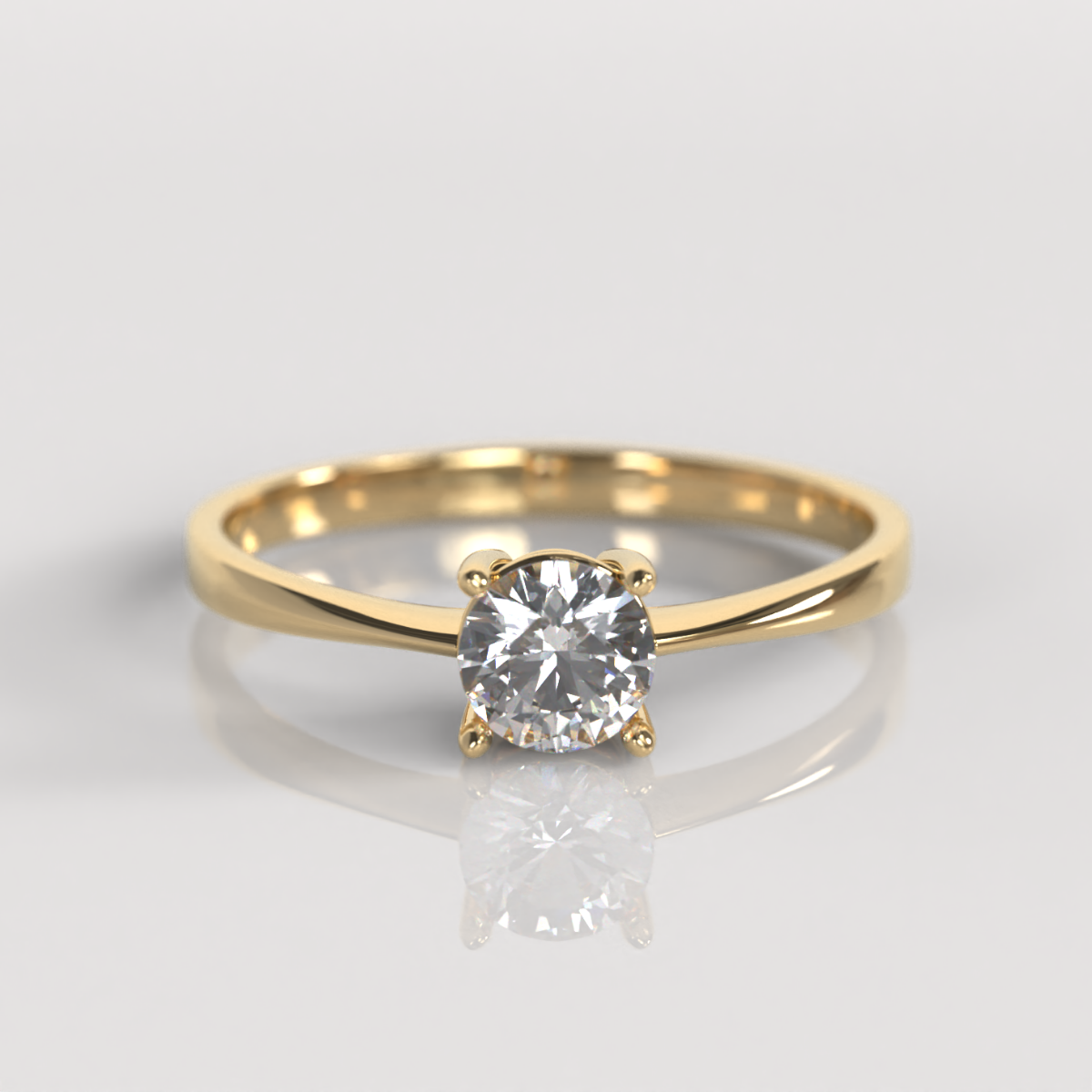 Anillo de Compromiso Lydia - Oro Amarillo 18K