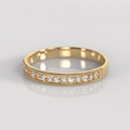 Anillo de Compromiso Zayra - Oro Amarillo 18K