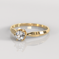 Anillo de Compromiso Gretchen - Oro Amarillo 18K