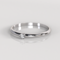 Anillo de Compromiso Lillian - Oro Blanco 18K