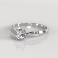Anillo de Compromiso Gretchen - Oro Blanco 18K