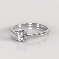 Anillo de Compromiso Lydia - Oro Blanco 18K