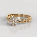 Anillo de Compromiso Blumé - Oro Rosado 18K