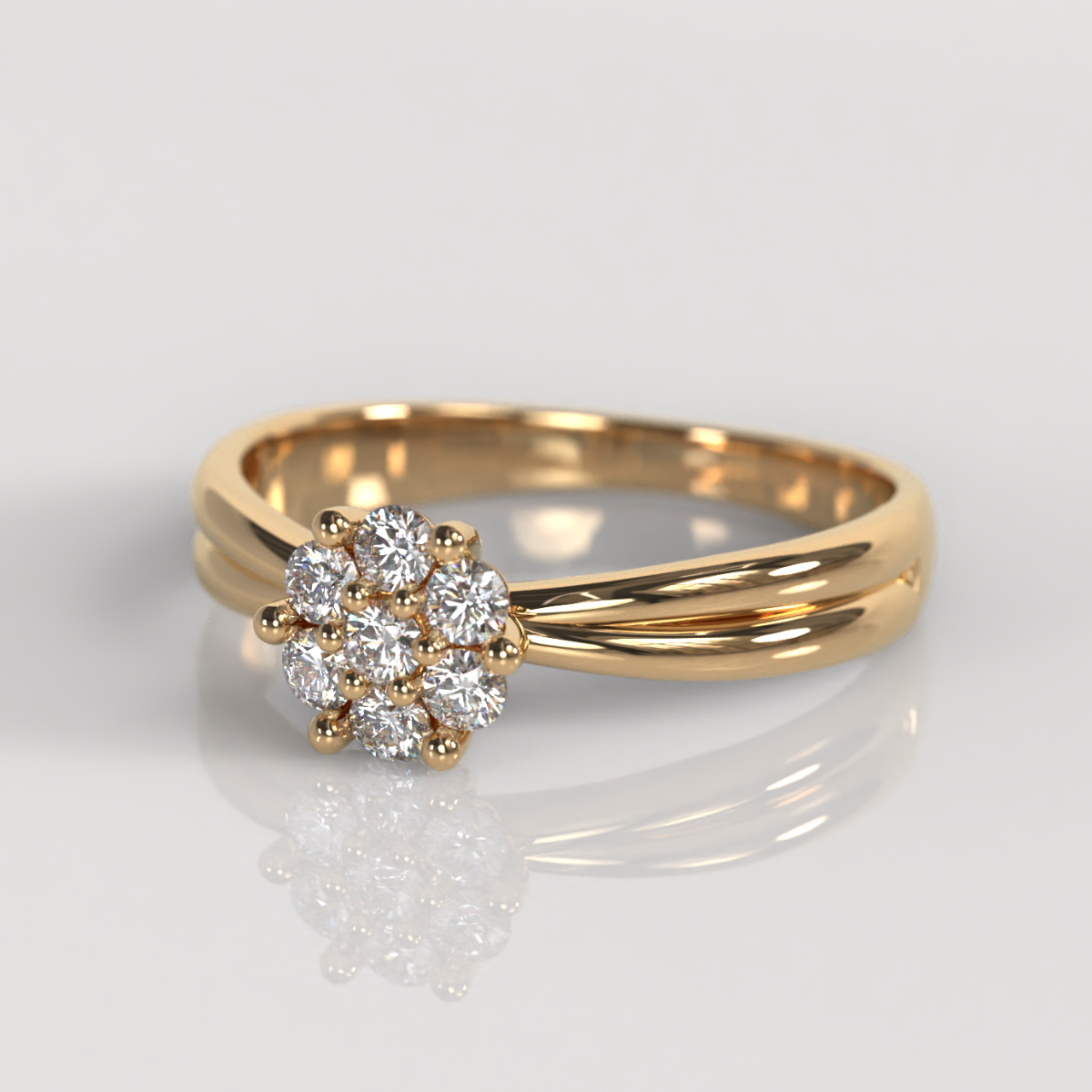 Anillo de Compromiso Blumé - Oro Rosado 18K