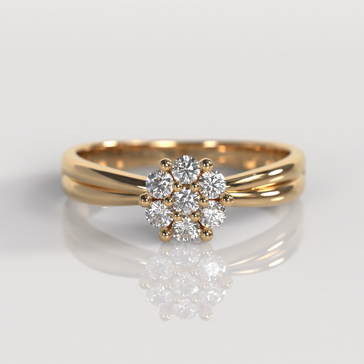 Anillo de Compromiso Blumé - Oro Rosado 18K