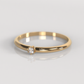 Anillo de Compromiso Lillian - Oro Rosado 18K