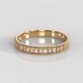 Anillo de Compromiso Zayra - Oro Rosado 18K