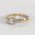Anillo de Compromiso Gretchen - Oro Rosado 18K