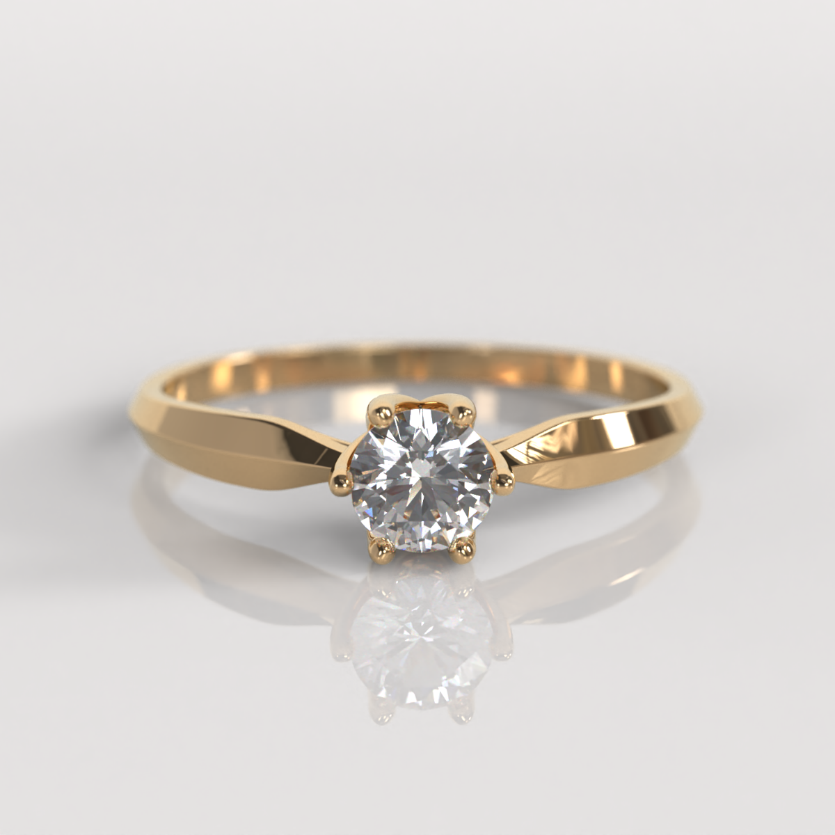Anillo de Compromiso Gretchen - Oro Rosado 18K
