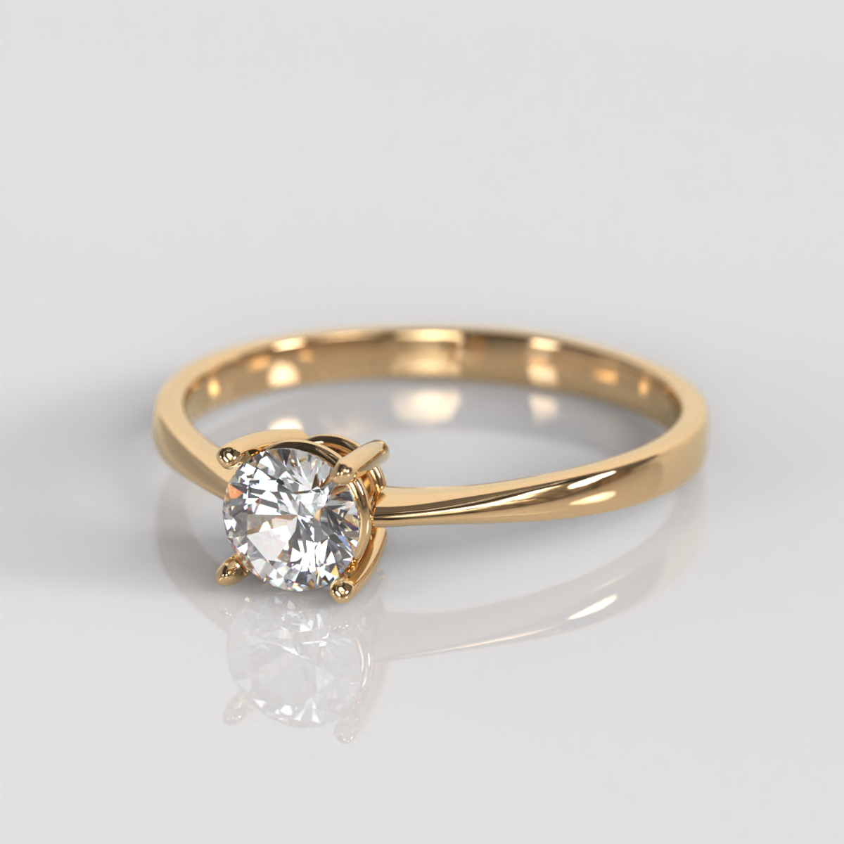 Anillo de Compromiso Lydia - Oro Rosado 18K