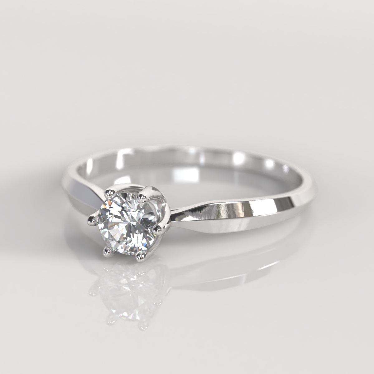 Anillo de Compromiso Gretchen - Plata
