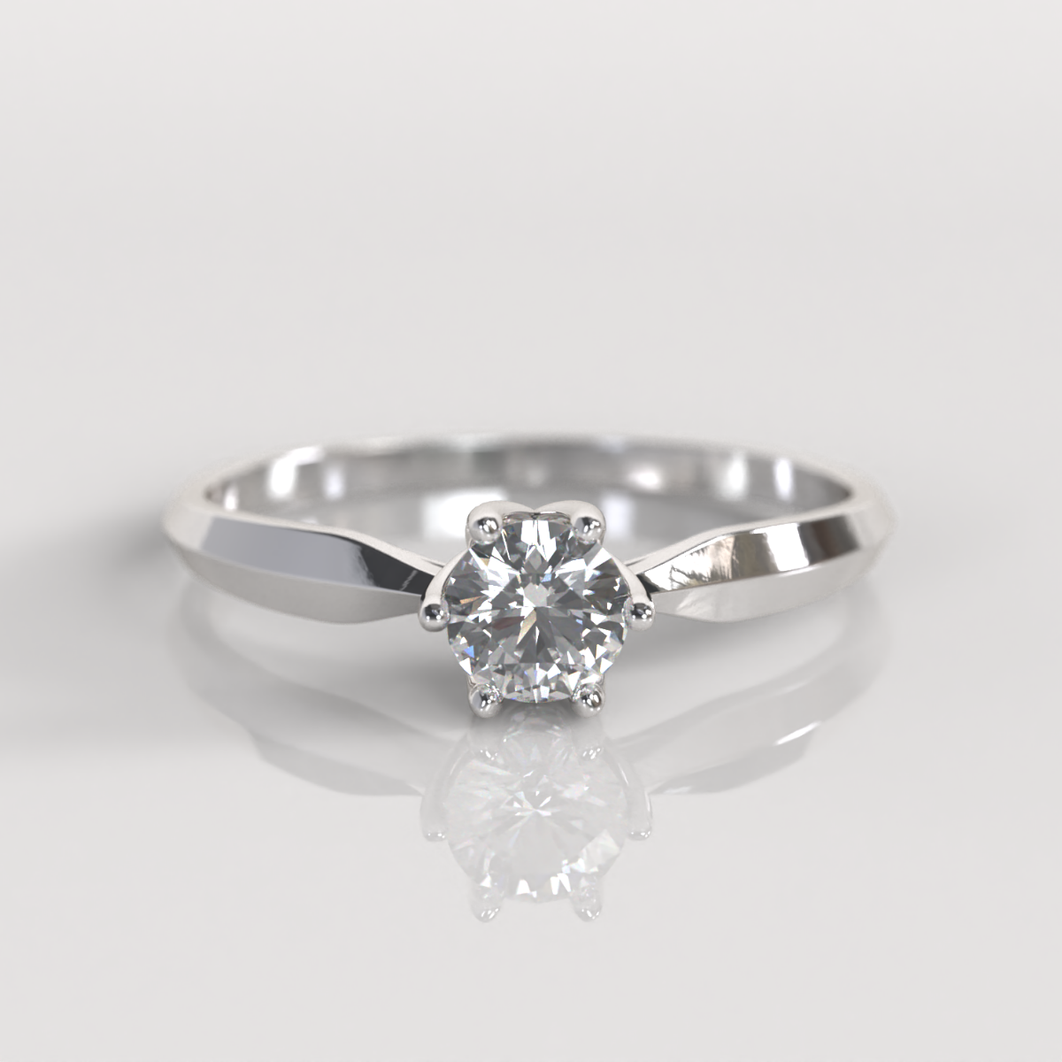 Anillo de Compromiso Gretchen - Plata