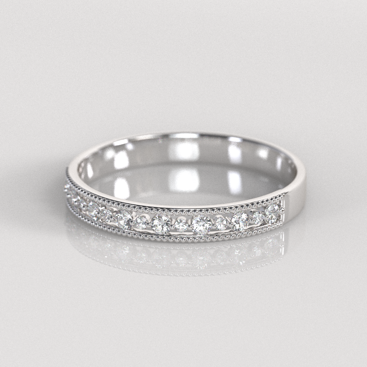Anillo de Compromiso Zayra - Plata