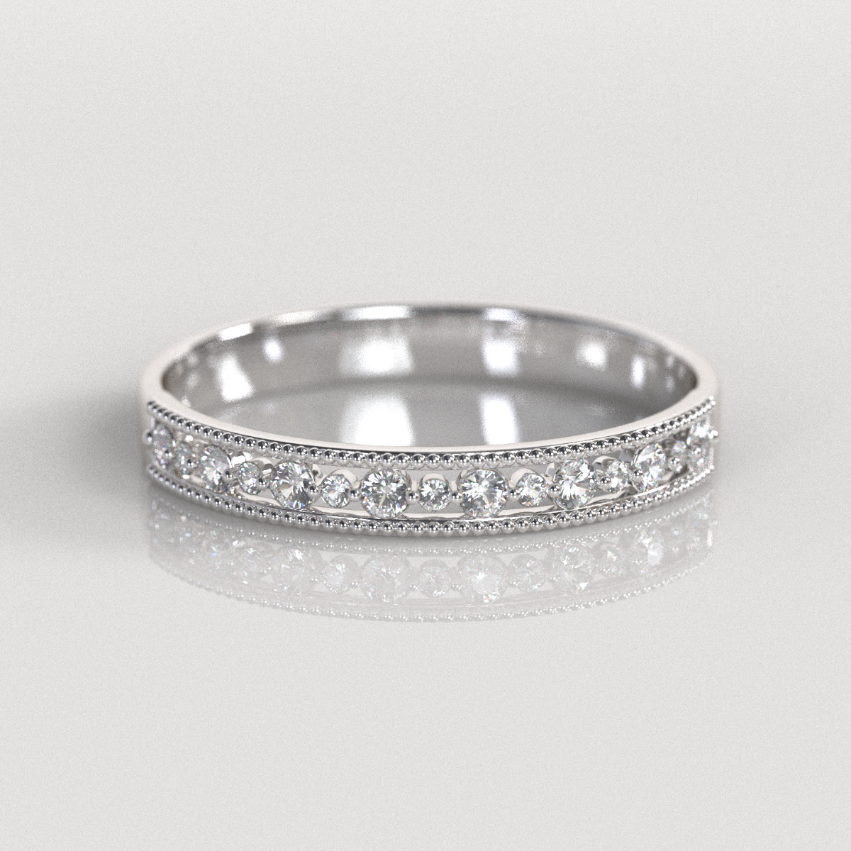 Anillo de Compromiso Zayra - Plata