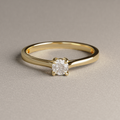 Anillo de Compromiso Esther en Oro Amarillo 18K | Diamante de Laboratorio 0.34 ct