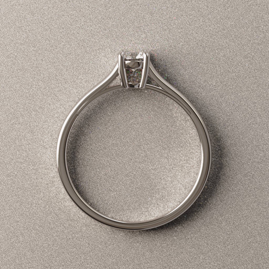 Anillo de Compromiso Esther en Oro Blanco 18K | Diamante de Laboratorio 0.34 ct