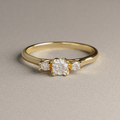 Anillo de Compromiso Primrose en Oro Amarillo 18K | Diamante de Laboratorio 0.46 ct
