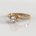 Anillo Chatón - Oro Rosado 18K