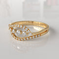 Anillo de Compromiso con Diamantes Meryll - Oro Amarillo 18K